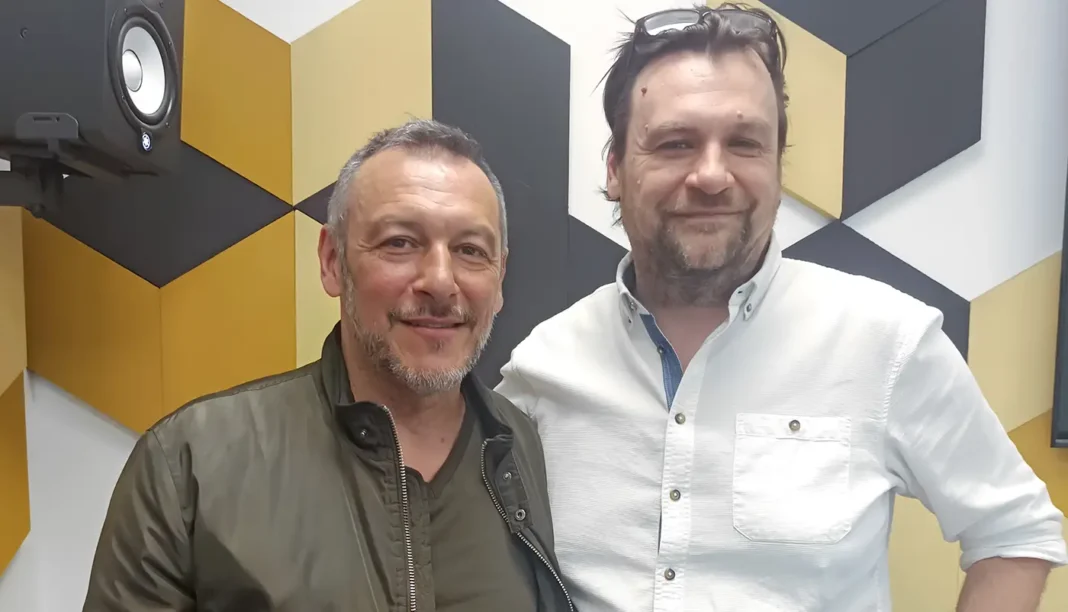 Czutor Zoltán és Szatmári Róbert a radiocafé stúdiójában