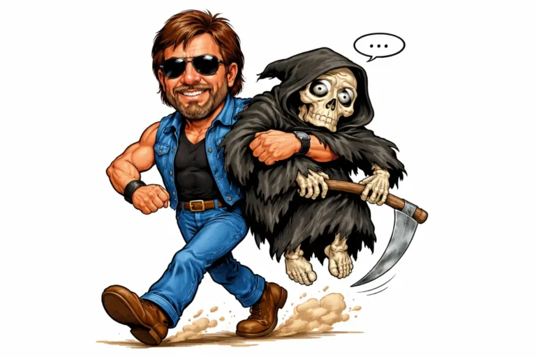 Illusztrációnk Chuck Norris elragadta a halált