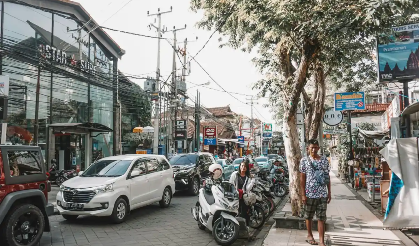 Bali utcakép