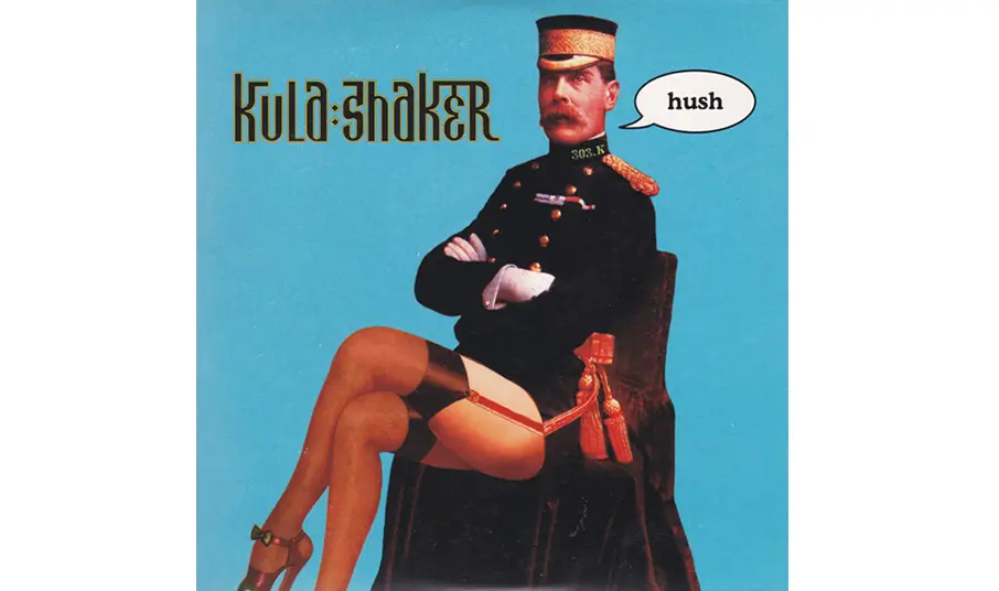 A Hush kislemez borítója. Forrás: Columbia Records.
