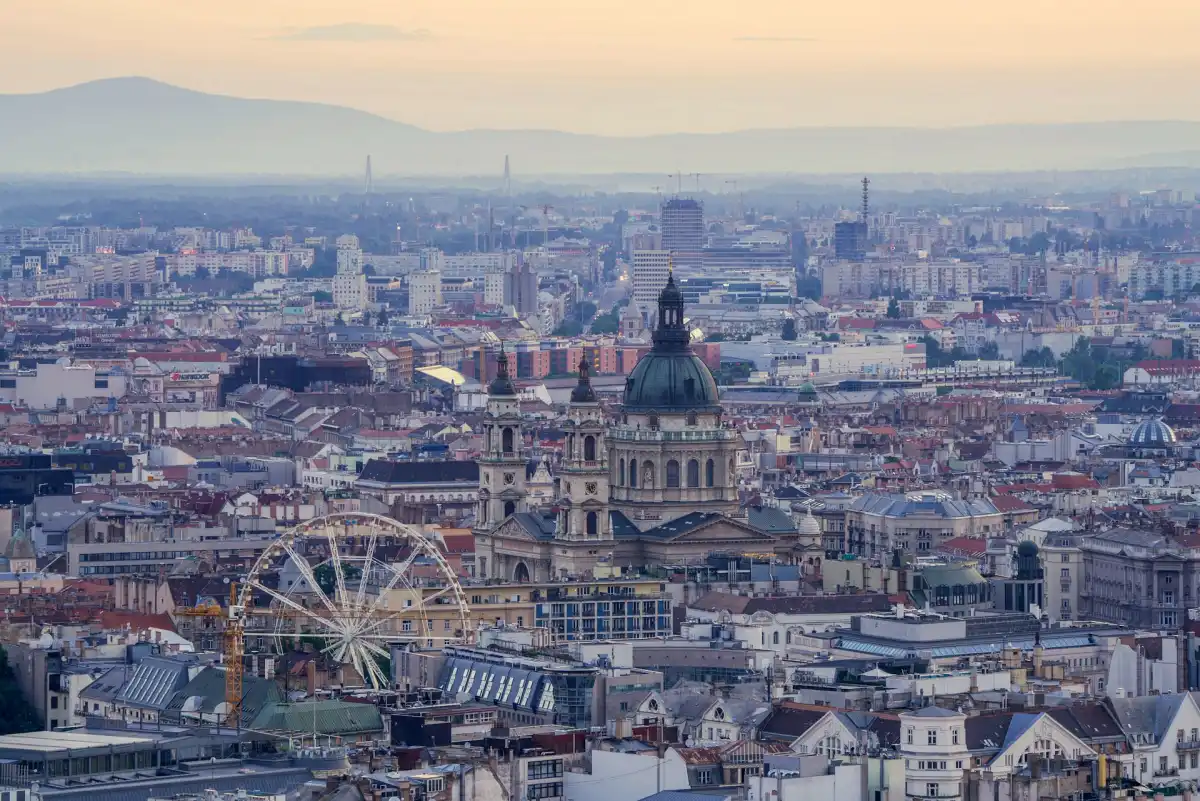 Budapest látképe