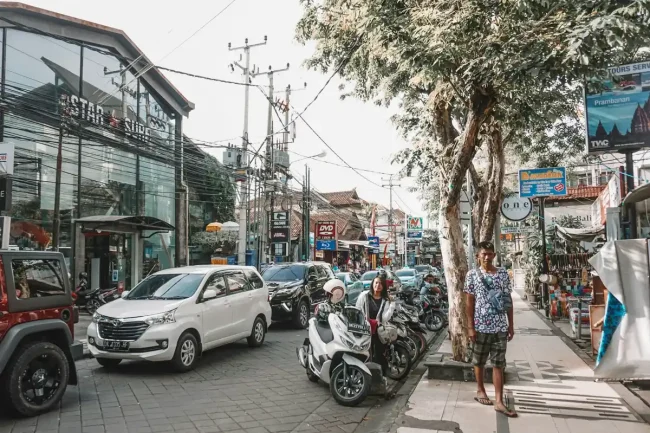 Bali utcakép