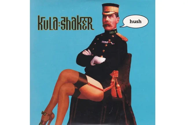 A Hush kislemez borítója. Forrás: Columbia Records.