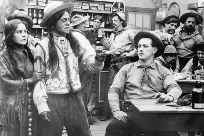 Jelenet a Tragedies of the Osage Hills című 1926-os filmből. Forrás: IMDb.